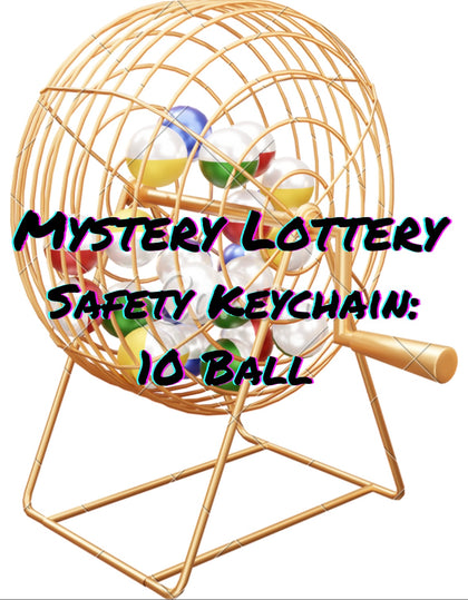 Mystery Lottery Safety Keychains