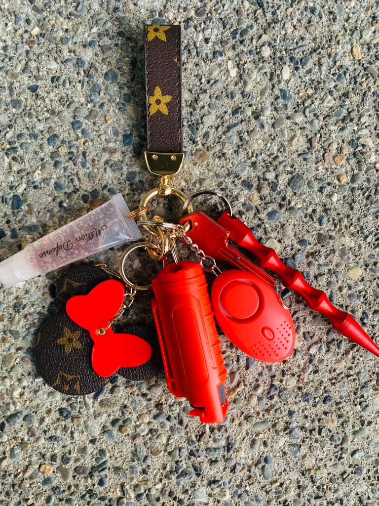 Red Mouse Defense Keychain: Red – Million Defense