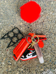 Shoe Defense Keychain: Red